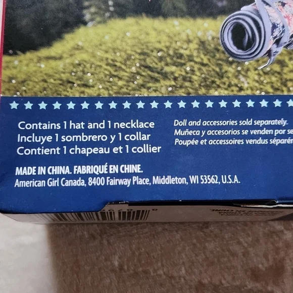 American Girl Tenney Grant Hat and Necklace - Picture 3 of 6